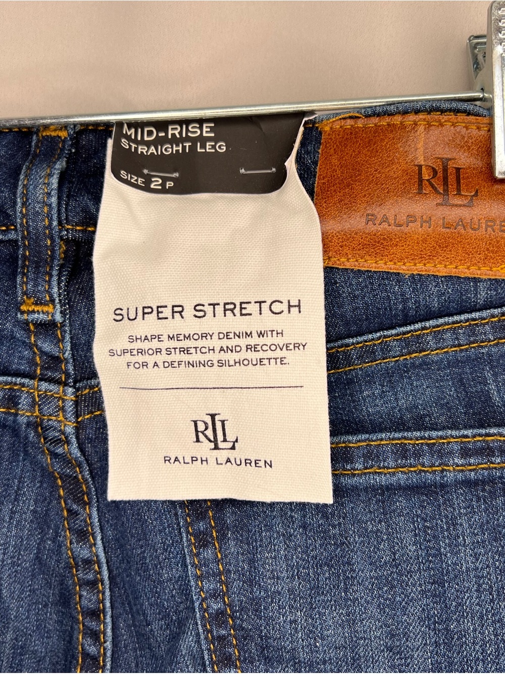Ralph Lauren Straight-Leg Jeans in Deep Blue Wash - Picture 4 of 4